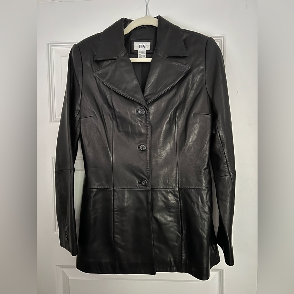 Leather Blazer